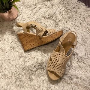 SO boho crocheted Wedges